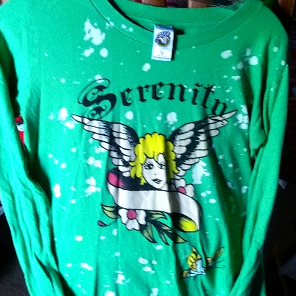 Real ed hardy long sleeve top worn 4 times